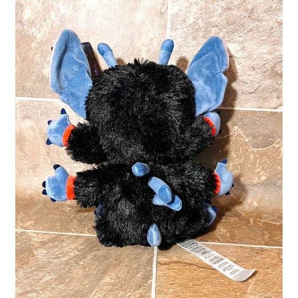 Disney Parks Stitch Experiment 626 Black Spider Halloween Plush Toy - New - Picture 6 of 6